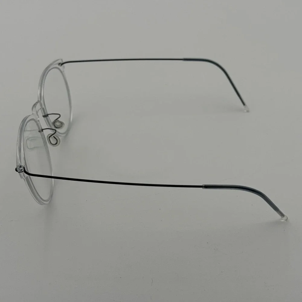 Lindberg Eyeglasses Titanium Clear Denmark Round Frame Only
